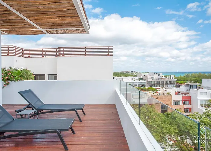 Oceanview Roof Pool I Fast Wifi I Smarttv Nr Hébergement de vacances Playa del Carmen