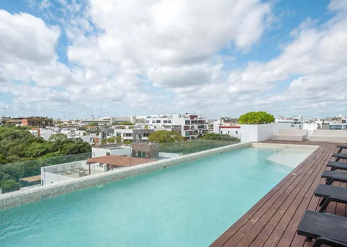 Oceanview Roof Pool I Fast Wifi I Smarttv Nr * Playa del Carmen